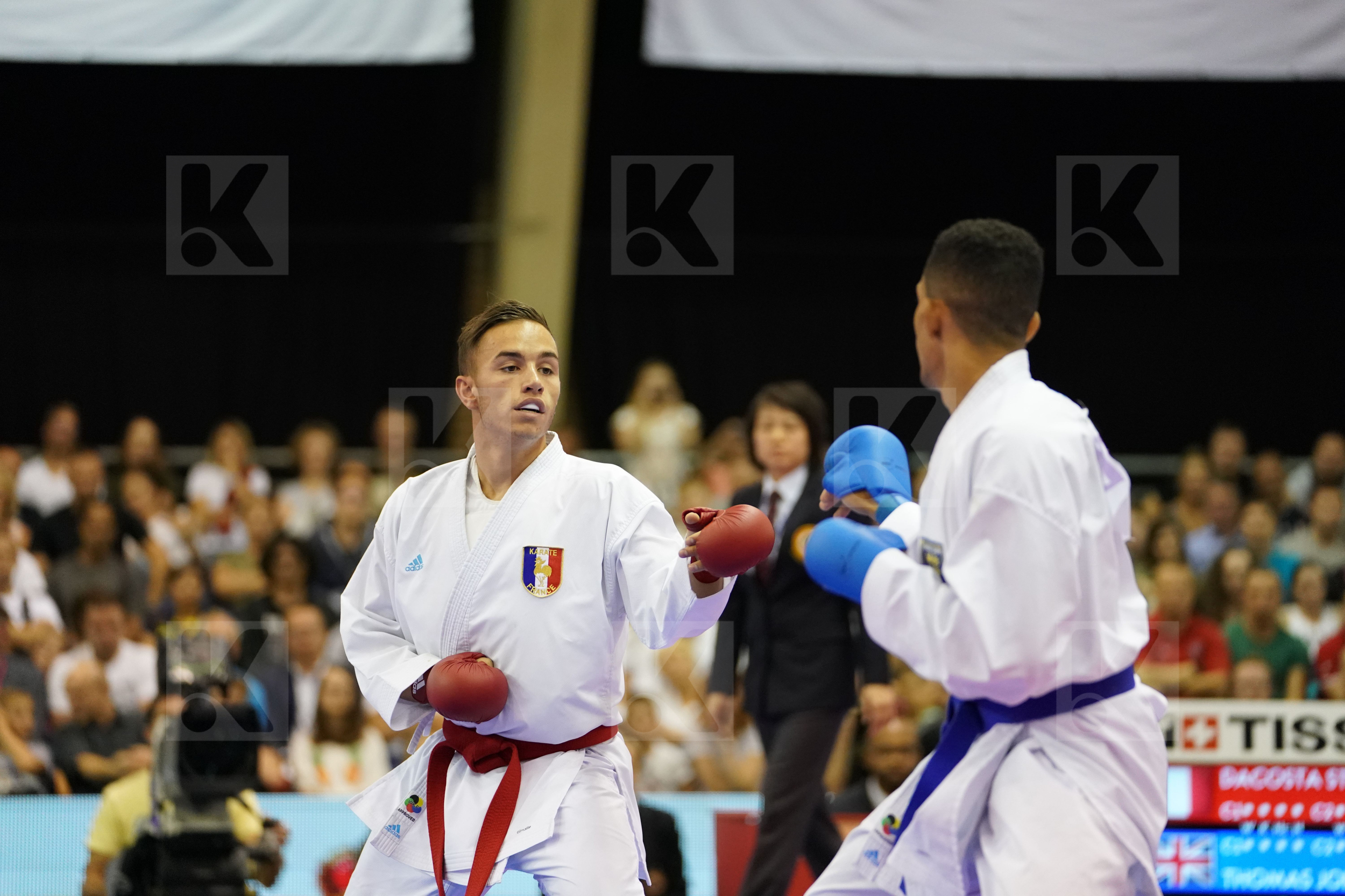 Dacosta Steven England France Gold match Male Kumite -67kg Thomas Jordan